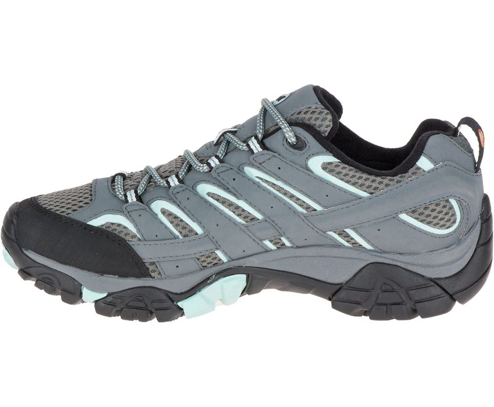 Buty Trekkingowe Merrell Damskie Szare - Moab 2 Gore-Tex® - 481390-ZIX